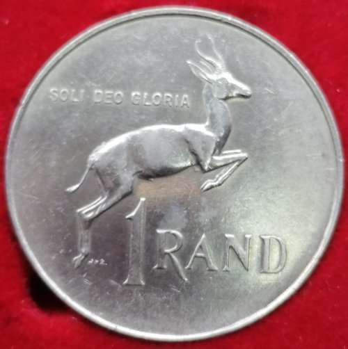 1966   SILVER   R1   COIN   (AFRIKAANS)       SUN9967