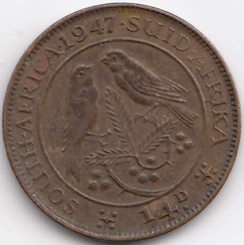 1947    1/4 D    SOUTH AFRICA                 SUN10020
