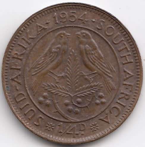 1954      1/4 D    SOUTH AFRICA                 SUN10030