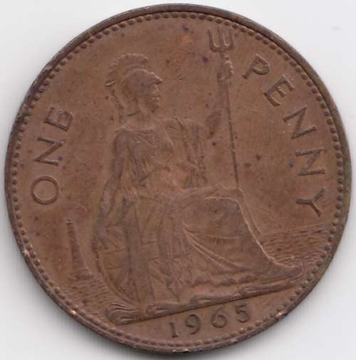 1965      ONE PENNY   COIN                SUN10033