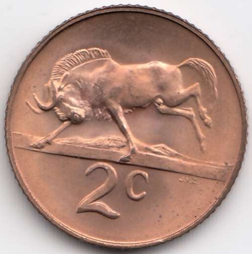 1968   2c   COIN   (AFRIKAANS)       SUN10063