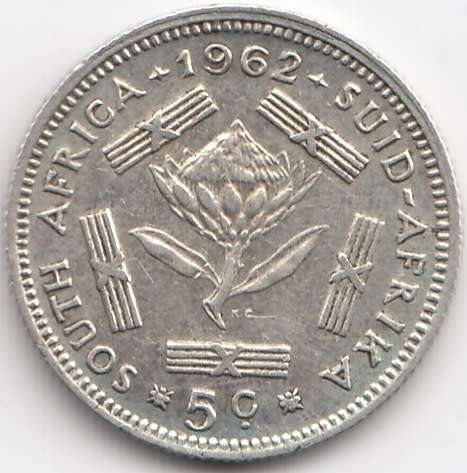 1962   5c   COIN   SILVER             SUN10089