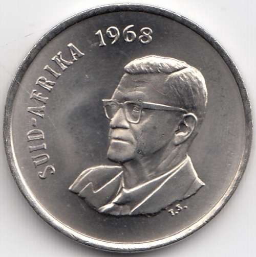 1968    20c   (AFRIKAANS)     COIN                         SUN10103