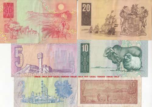 ***  SET OF  SIX  NOTES  FOR 1 BID   ***        SET090