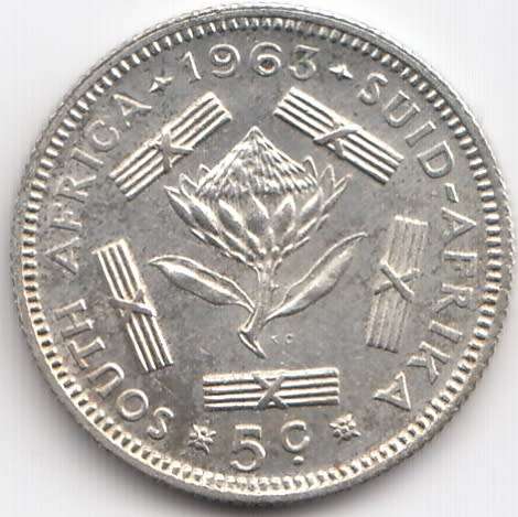 1963   5c   COIN  SILVER              SUN10194