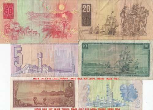 ***  SET OF  SIX  NOTES  FOR 1 BID   ***        SET055