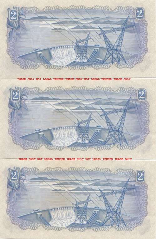 ***   TW DE JONGH   R2  Set of : Three  Consecutive  D75  Notes   ***      SET073
