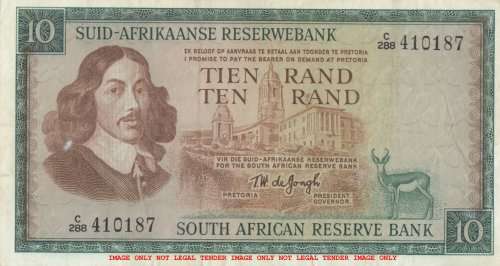 WOW    ***  TW DE JONGH  R10  NOTE  ***     C288 410187        SET061