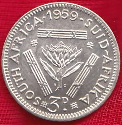 1959    THREEPENCE   COIN   SILVER            SUN10271
