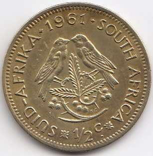 1961   1/2c   Coin                SUN10382