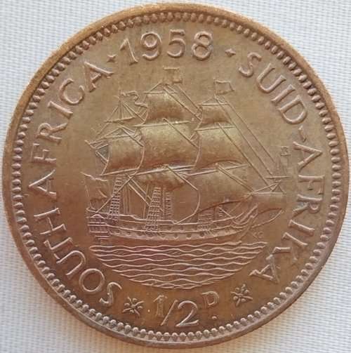 1958      1/2 D    SOUTH AFRICA                 SUN10510
