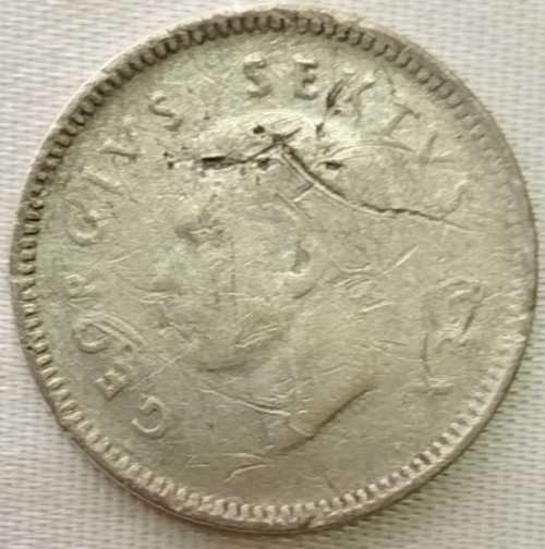 1951 THREEPENCE COIN  SILVER          SUN10630