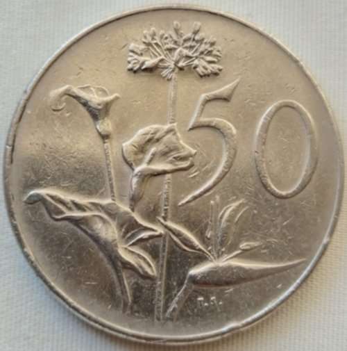 1966   50c   COIN   (AFRIKAANS)       SUN10838