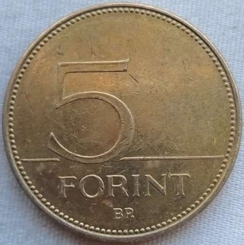 2007   5 Forint  Coin       Hungary         SUN11006