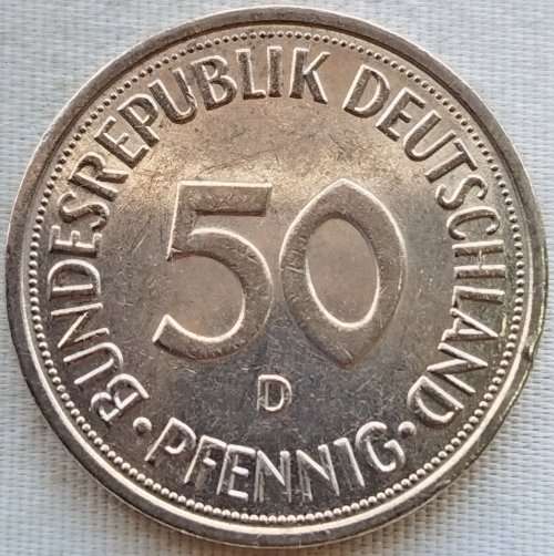 1983   50 Pfennig   COIN       Germany                       SUN11024