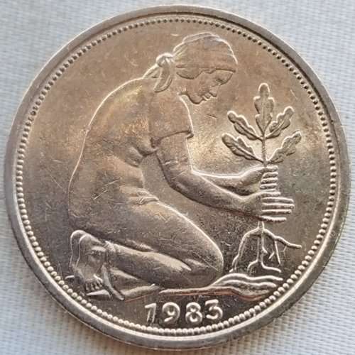 1983   50 Pfennig   COIN       Germany                       SUN11024