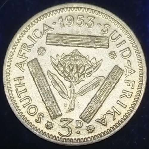 1953  Threepence Coin   SILVER                SUN11072