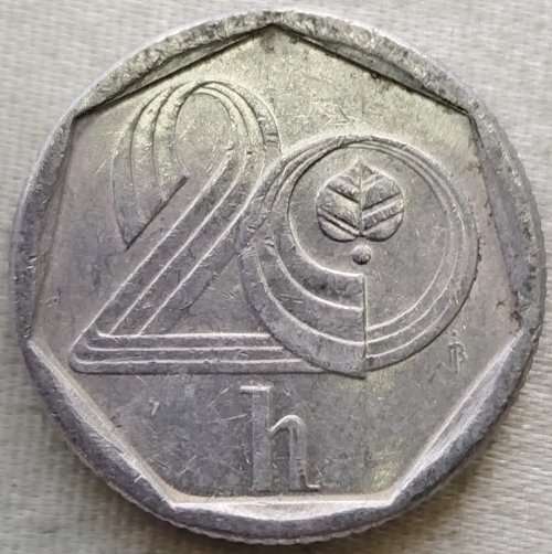 1997   20 Haléřů    Coin       Czech Republic       SUN11155