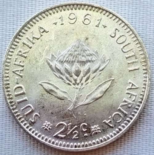 1961      2 1/2 c   Coin    SILVER          SUN11193*