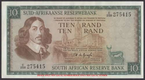 WOW    ***  TW DE JONGH  R10  NOTE  ***     C258 275415        SET030