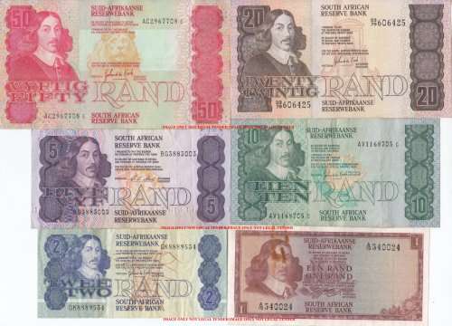 ***  SET OF SIX  NOTES FOR 1 BID    ***        SET080