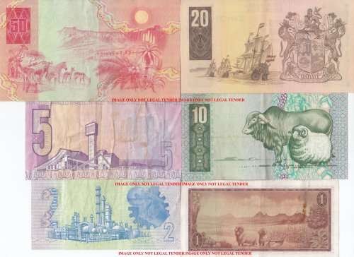 ***  SET OF SIX  NOTES FOR 1 BID    ***        SET055*