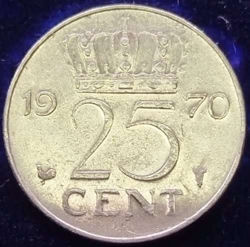 1970  25 Cents      Netherlands          SUN11324