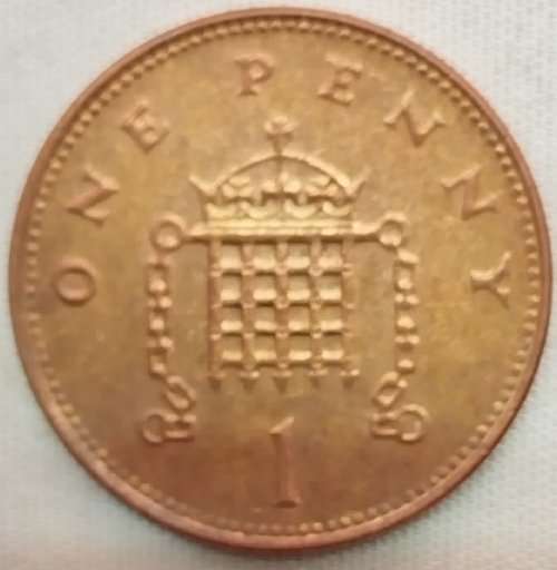 2000  -  One Penny Coin      United Kingdom         SUN11347