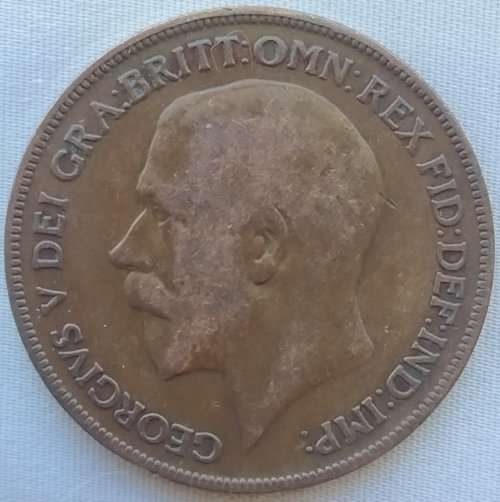 1921 -   ONE PENNY COIN   United Kingdom         SUN11401