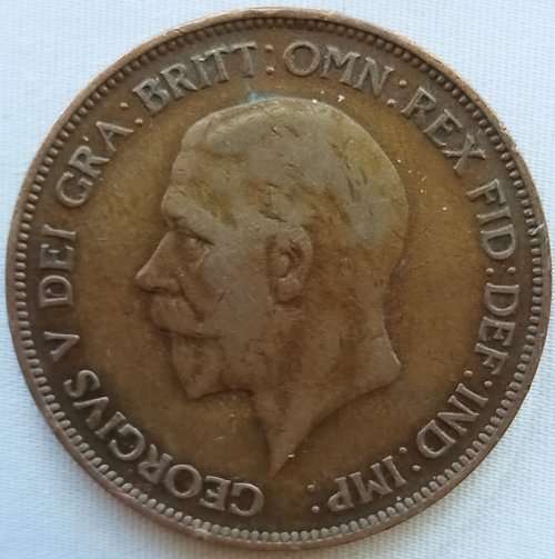 1930 -   ONE PENNY COIN   United Kingdom         SUN11406