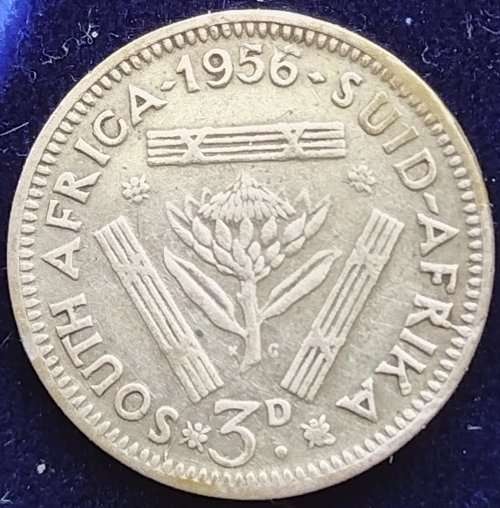 1956   THREEPENCE   COIN       Silver        SUN11548*