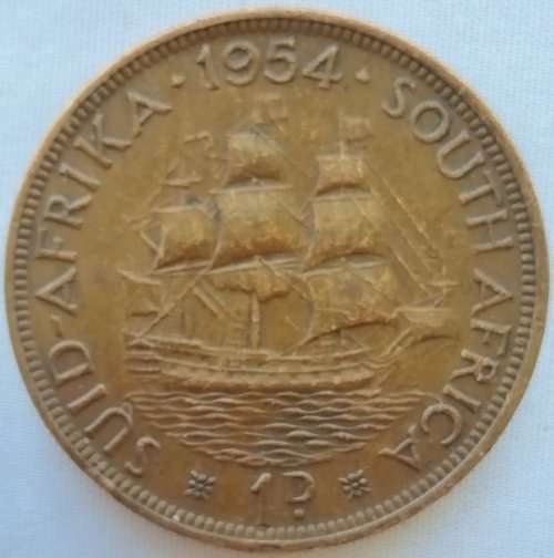 1954  PENNY    COIN        SA                       SUN11596