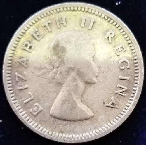 1955  Threepence Coin   SILVER                SUN11605*