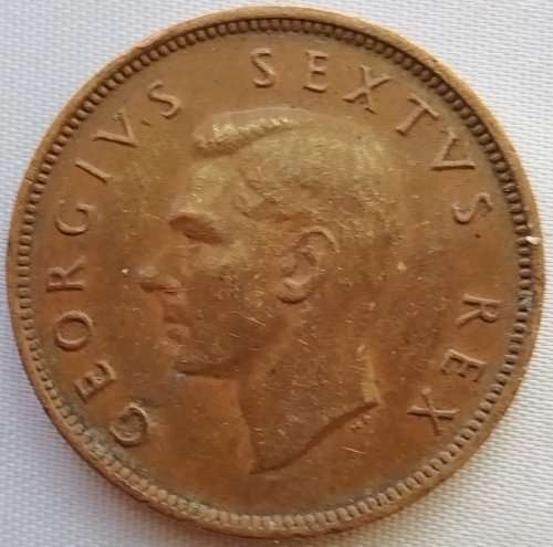 1950    HALF PENNY COIN      SA            SUN11743