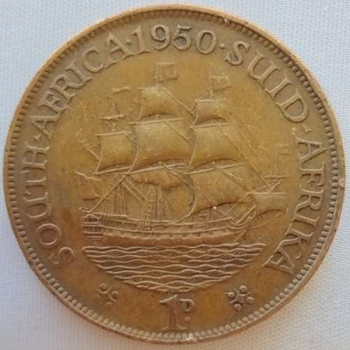 1950     PENNY COIN    SOUTH AFRICA                 SUN11920*