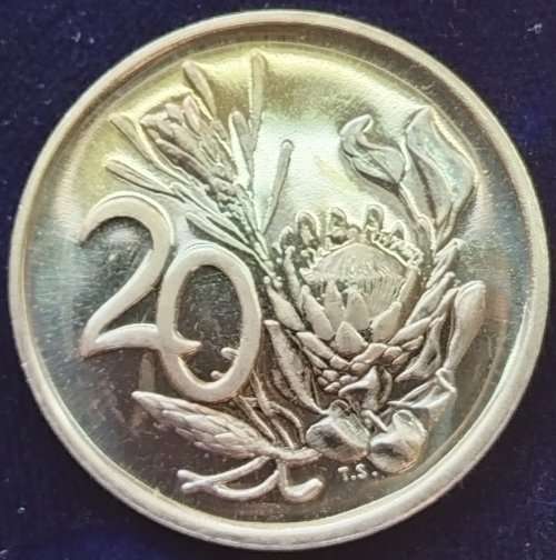1986   20c   Coin      RSA          SUN11955*