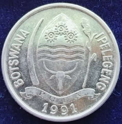 1991   10  THEBE COIN       BOTSWANA                       SUN12030*