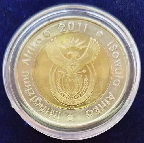 2011  R5 in Capsule - 90th Anniversary of the South African Reserve Bank      14959