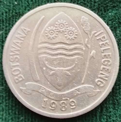1989   10  THEBE COIN       BOTSWANA                       SUN12039*