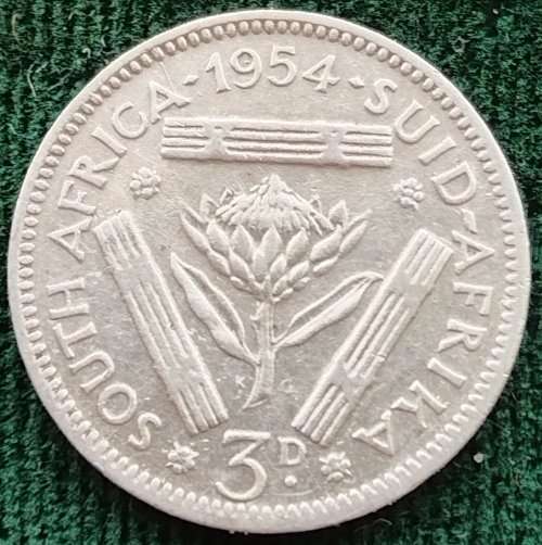 1954 THREEPENCE COIN   SILVER         SUN12041*