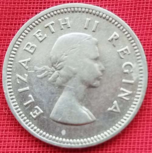 1955  Threepence Coin   SILVER                SUN12044*
