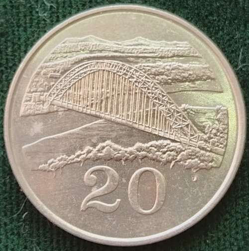 1980  20 Cents     Zimbabwe          SUN12064*