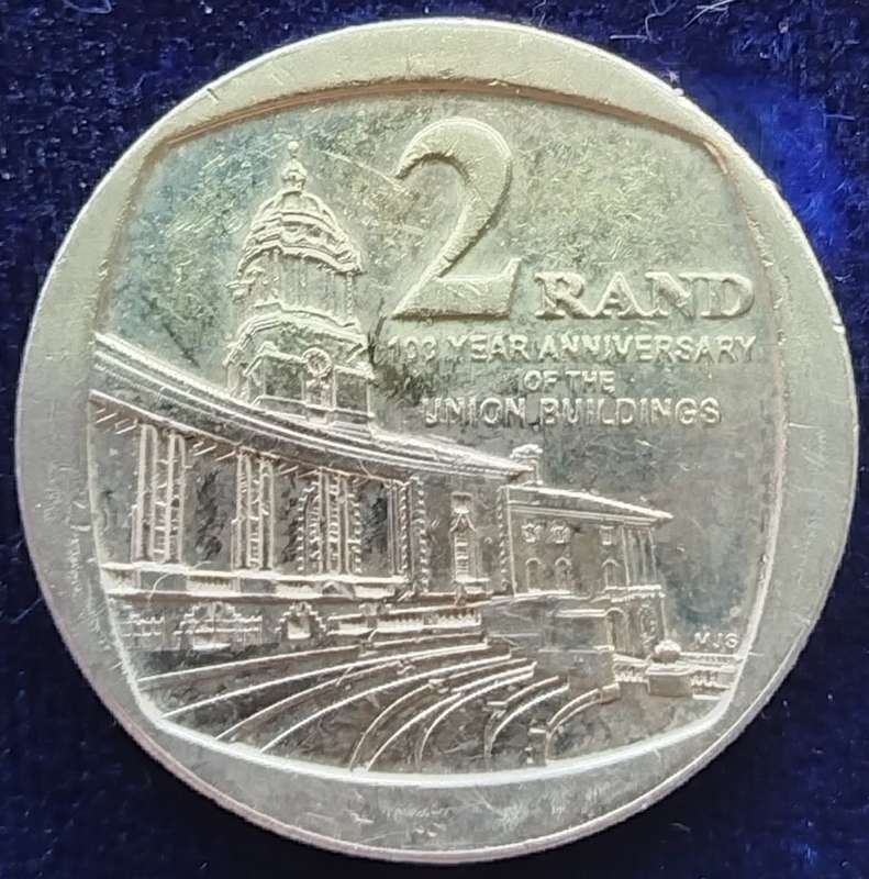 2014  2 Rand   100 years anniversiry of the Union building    RSA      SUN12239*