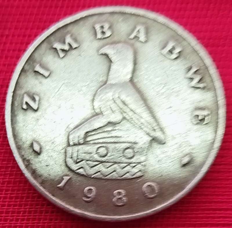 1980  5 Cents     Zimbabwe          SUN12263*