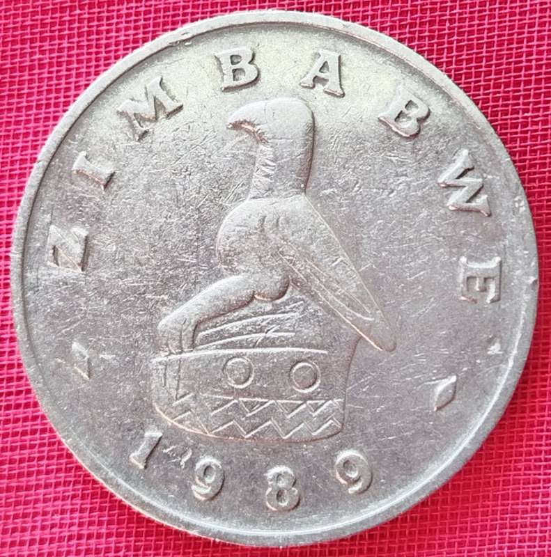 1989  20 Cents     Zimbabwe          SUN12274*