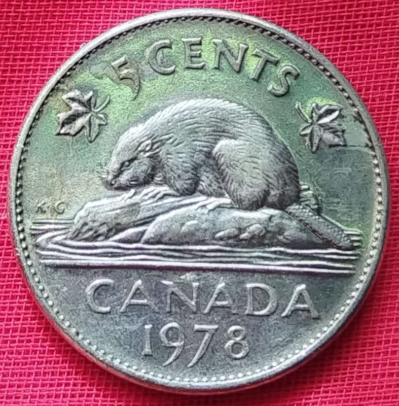 1978  5 CENTS COIN     CANADA          SUN12314*