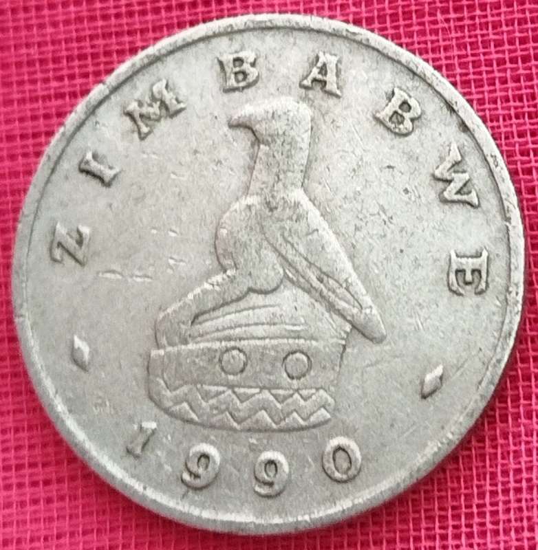1990  5 Cents     Zimbabwe          SUN12404*