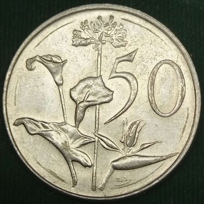 1989   50c  RSA                      SUN12416*