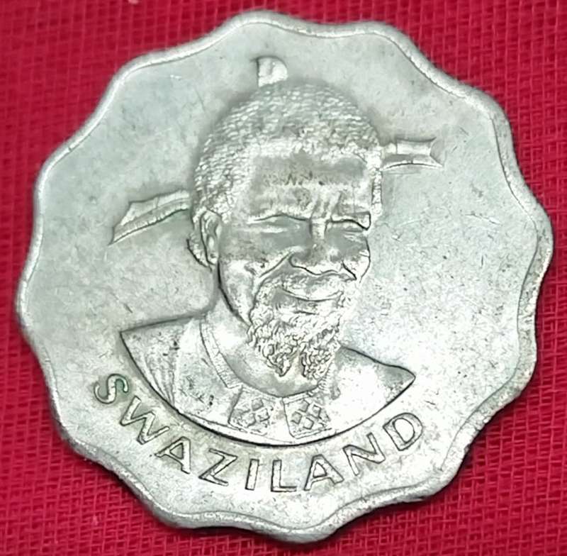 1974   5 CENT COIN       SWAZILAND                      SUN12484*