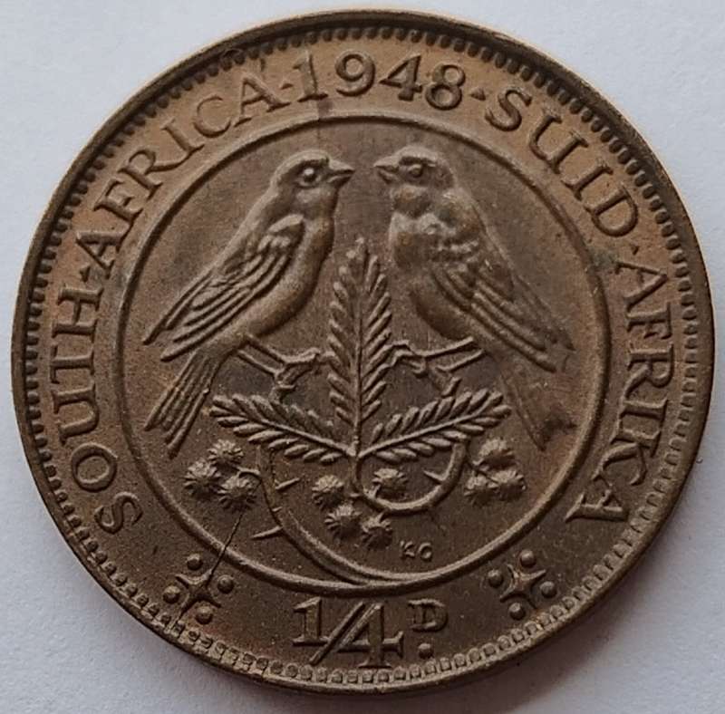 1948  QUARTER  PENNY    COIN        SA                       SUN12577*